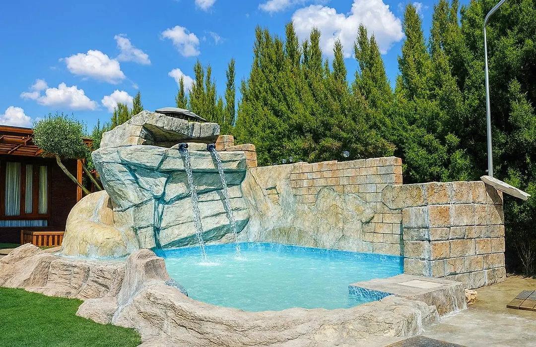 Casa Noray El Palmar- Swimming Pool With Water Jets-1